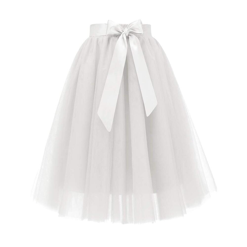 9190 Homecoming Tulle Skirt for Teens Long Tutu Prom Party Dress A line